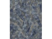 Modrá tapeta na zeď