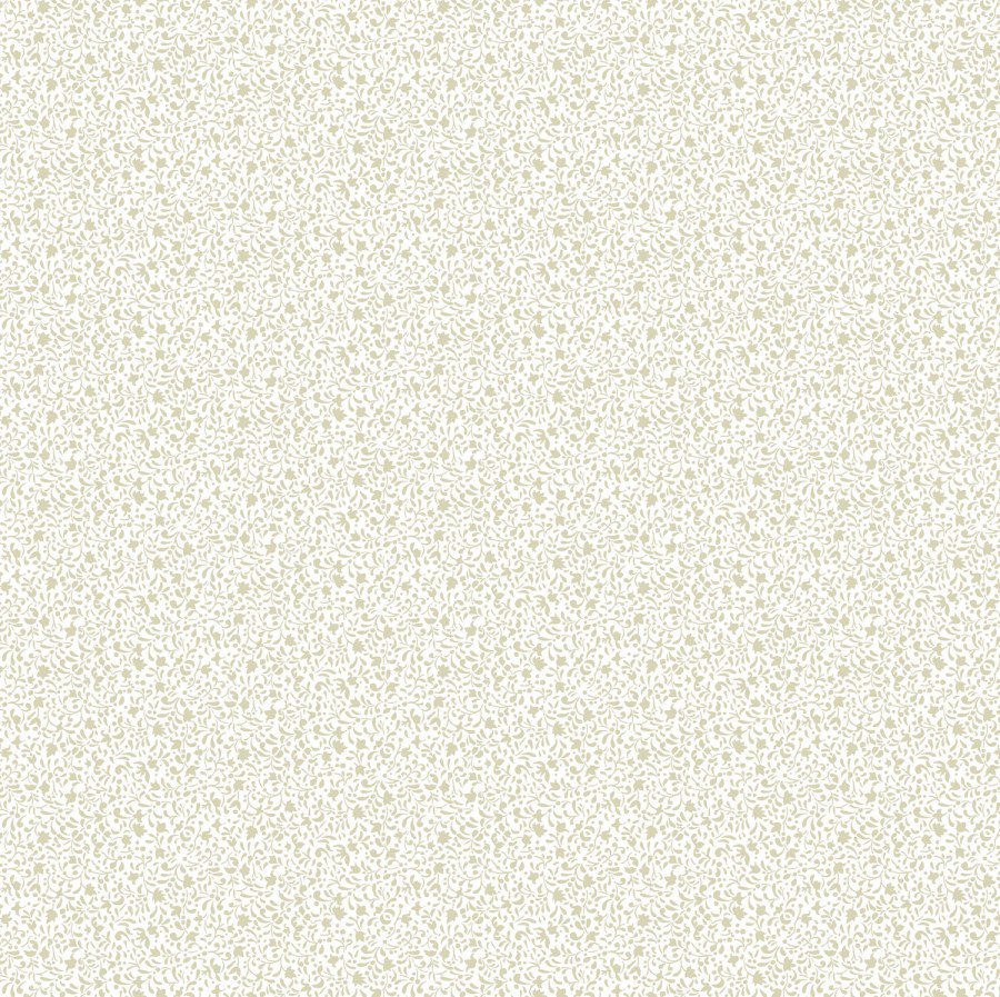 Bílá Tapeta s květinovými ornamenty - Tapety Yara