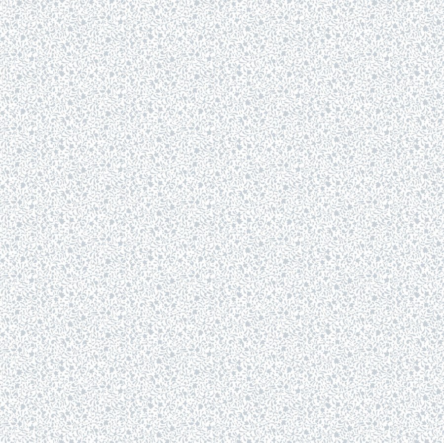 Bílá Tapeta s květinovými ornamenty - Tapety Yara