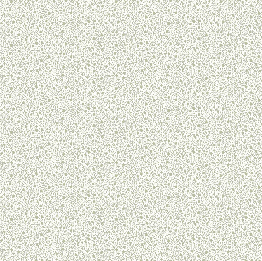 Bílá Tapeta s květinovými ornamenty - Tapety Yara