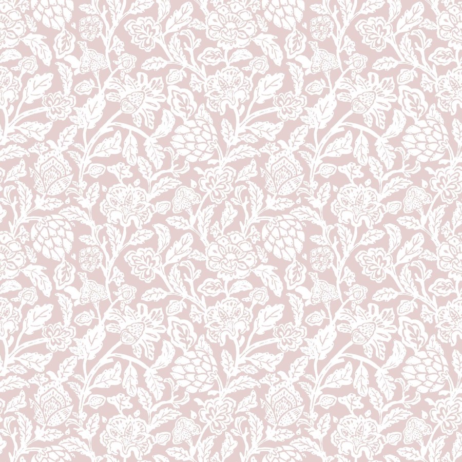 Růžová květinová Tapeta 12348 Fiori Country Parato - Tapety Yara