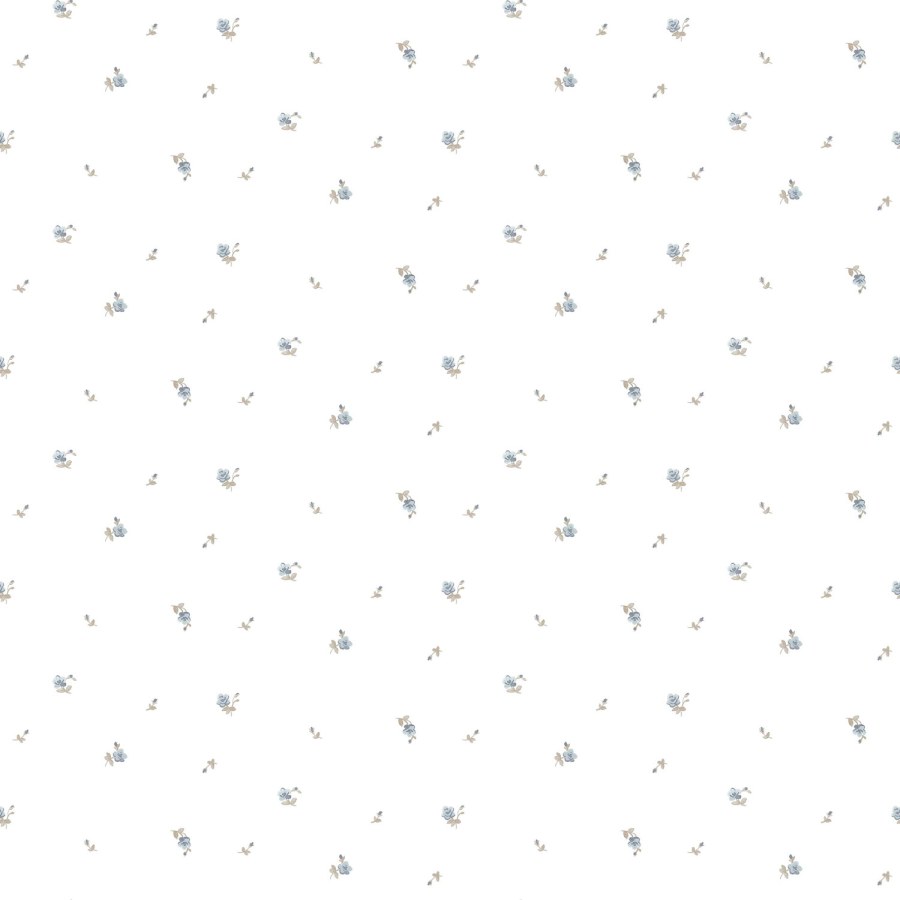 Tapety Yara - Bílá květinová tapeta na zeď Bílá květinová tapeta na zeď - Tapety Yara