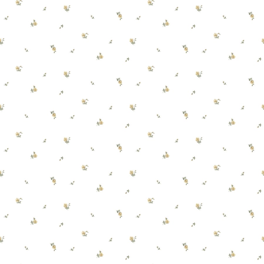 Tapety Yara - Bílá květinová tapeta na zeď Bílá květinová tapeta na zeď - Tapety Yara