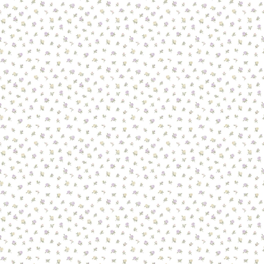 Tapety Yara - Bílá květinová tapeta na zeď Bílá květinová tapeta na zeď - Tapety Yara