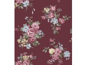 Vínová Tapeta s květinovým vzorem