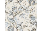 Tapety Yara - Béžová květinová tapeta na zeď Béžová květinová tapeta na zeď