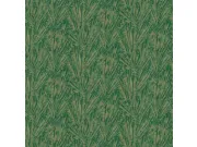 Zeleno-zlatá tapeta na zeď