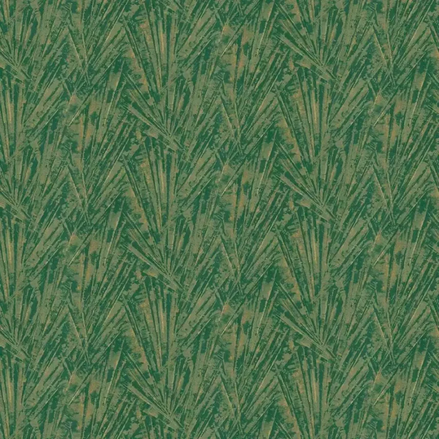 Zeleno-zlatá tapeta na zeď - Tapety Yara