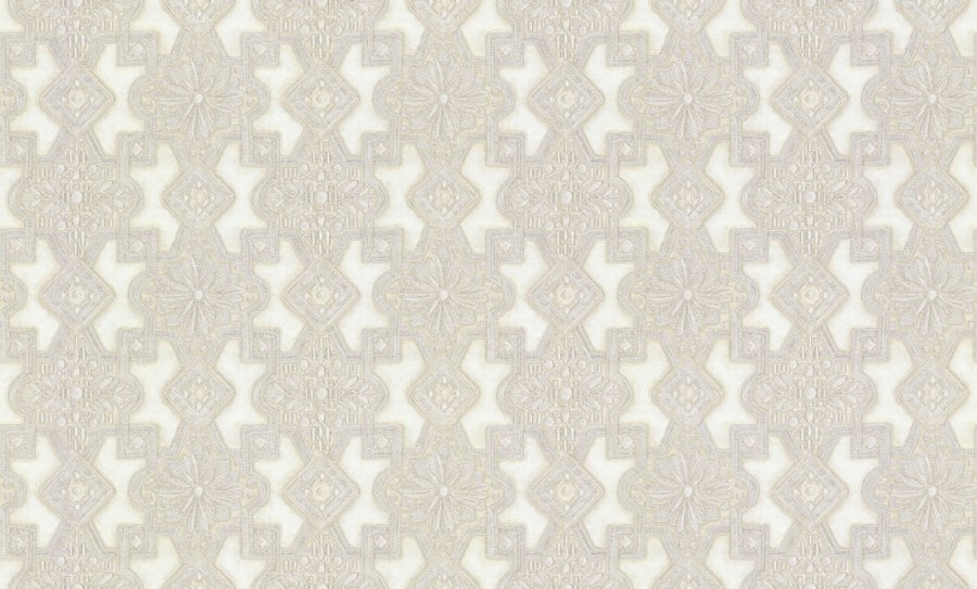 Tapety Yara - Béžovo-stříbrná tapeta s ornamenty Béžovo-stříbrná tapeta s ornamenty - Tapety Yara