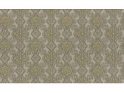 Tapety Yara - Hnědo-zlatá tapeta s ornamenty Hnědo-zlatá tapeta s ornamenty