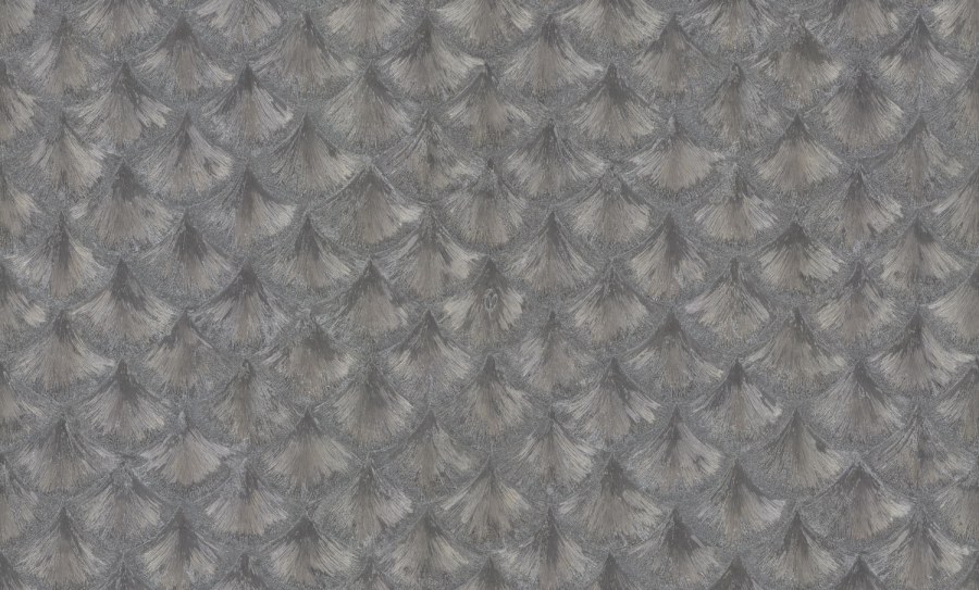 Stříbrno-šedá tapeta s geometrickým vzorem