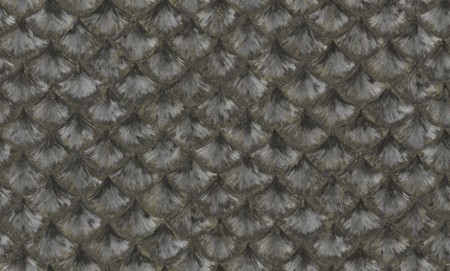 Tapety Yara - Stříbrno-černá tapeta s geometrickým vzorem Stříbrno-černá tapeta s geometrickým vzorem - Tapety Yara