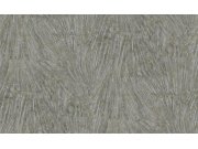 Šedivo-zlatá strukturovaná tapeta