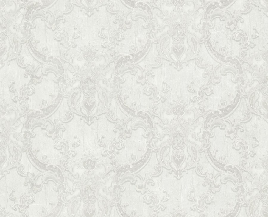 Bílo-krémová tapeta - Tapety Yara