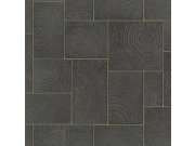 Tapety Yara - Černá tapeta na zeď Černá tapeta na zeď