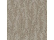 Metalická hnědo-zlatá tapeta