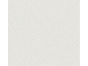Bílá tapeta s vinylovým povrchem 33717