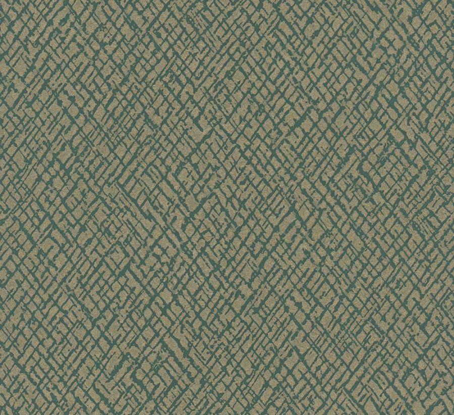 Zelenozlatá tapeta s vinylovým povrchem 33716 - Tapety Yara