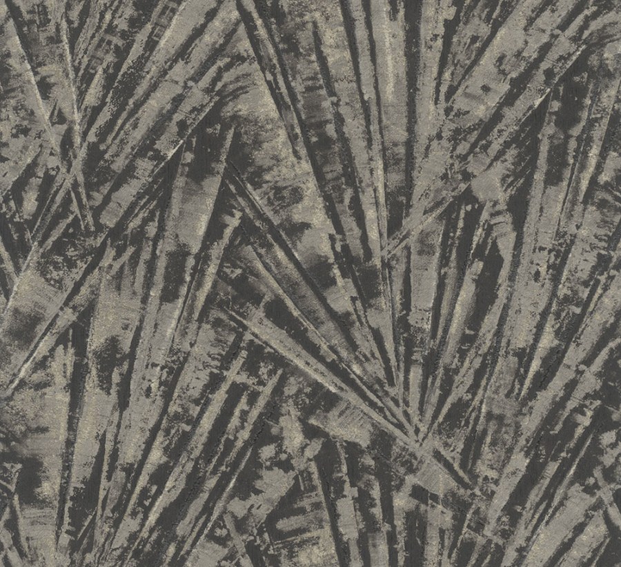 Tapety Yara - Černozlatá tapeta s vinylovým povrchem 33705 Černozlatá tapeta s vinylovým povrchem 33705 - Tapety Yara