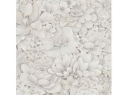 Tapety Yara - Šedo-béžová tapeta s květinami 33951 Šedo-béžová tapeta s květinami 33951