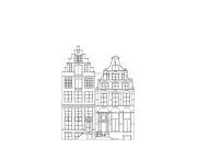 Tapety Yara - Černobílá Tapeta Domečky 158834 Černobílá Tapeta Domečky 158834