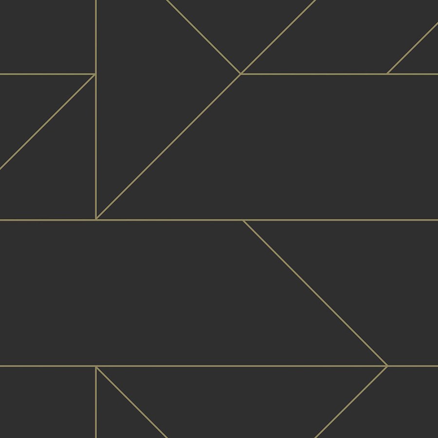 Černá geometrická tapeta Černá geometrická tapeta