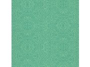 Tapety Yara - Zelená tapeta s ornamentálním vzorem 375164 Zelená tapeta s ornamentálním vzorem 375164