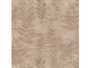 Tapety Yara - Terakotová tapeta s listy Terakotová tapeta s listy