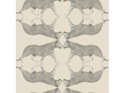 Tapeta na zeď, krémovo-stříbrná, leopard, Perla, Decoprint