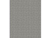 Šedá geometrická tapeta na zeď