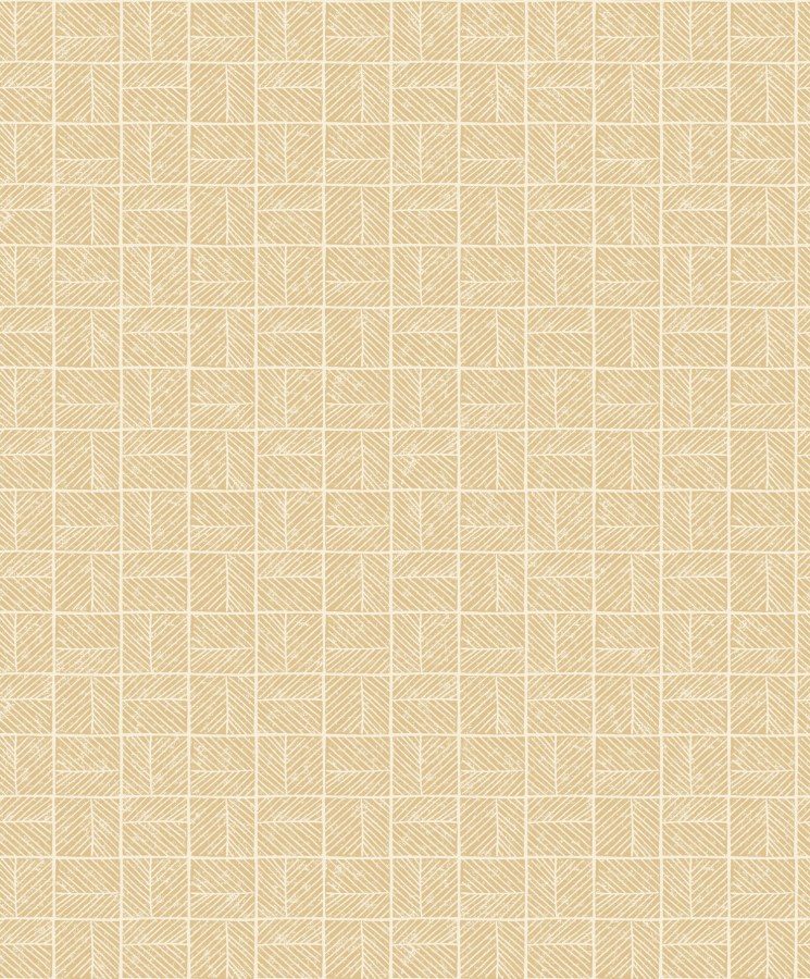 Béžová geometrická tapeta na zeď - Tapety Yara