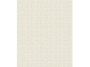 Krémová geometrická tapeta na zeď