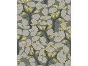 Tapety Yara - Zeleno-šedá tapeta na zeď Zeleno-šedá tapeta na zeď