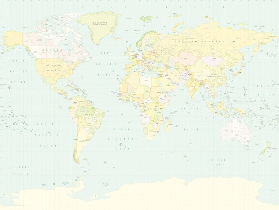 Obrazová tapeta Mapa Světa 364194 - Tapety Yara