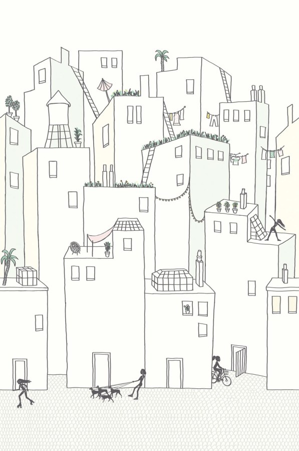 Obrazová tapeta Domečky 364174 - Tapety Yara