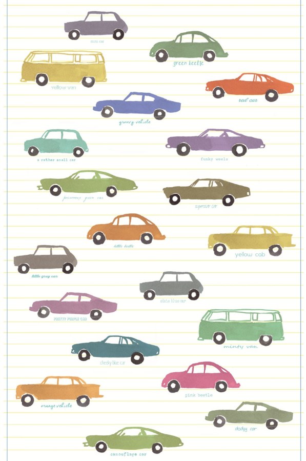 Obrazová tapeta Autíčka 364157 - Tapety Yara