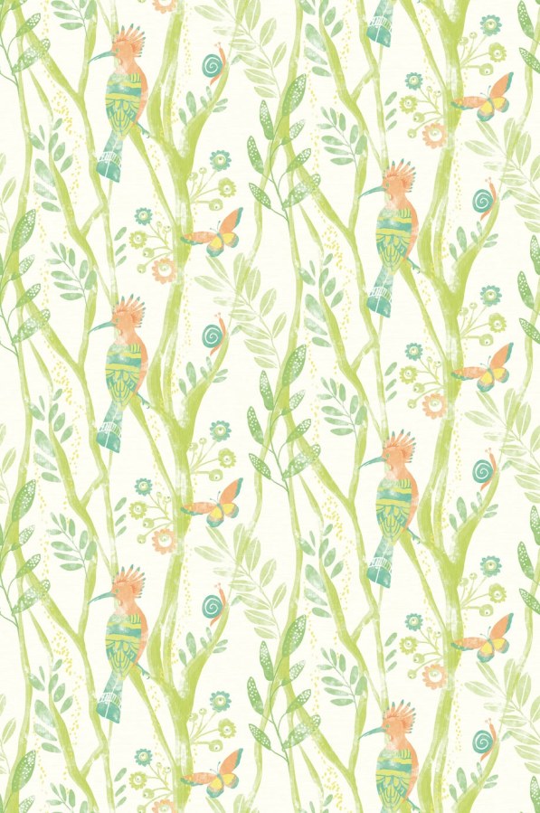 Tapety Yara - Obrazová tapeta s ptáky a motýlky 364152 Obrazová tapeta s ptáky a motýlky 364152 - Tapety Yara