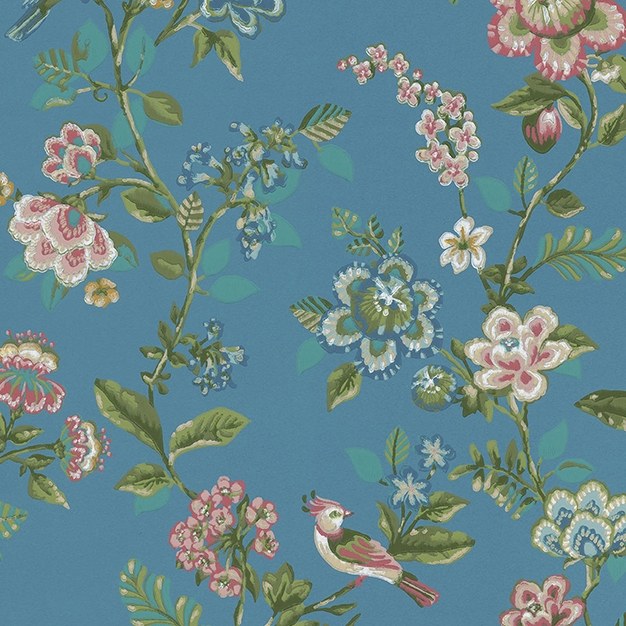 Tapeta s ptáčky a květinami 375066 - Tapety Yara