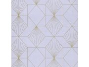 Geometrická tapeta na zeď, Lastury, Geonature, Eijffinger Tapety Yara