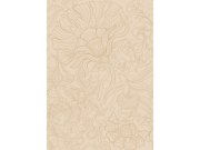 Květinová Fototapeta na zeď, béžová, Bloom, Esta Home