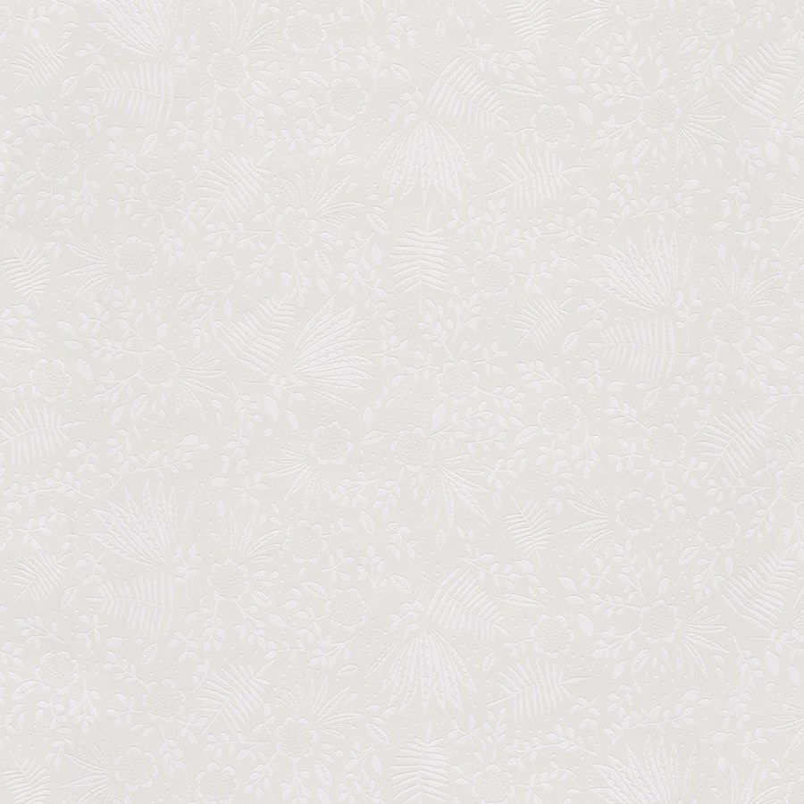 Elegantní bílá květinová tapeta vlies 383540 - Tapety Yara