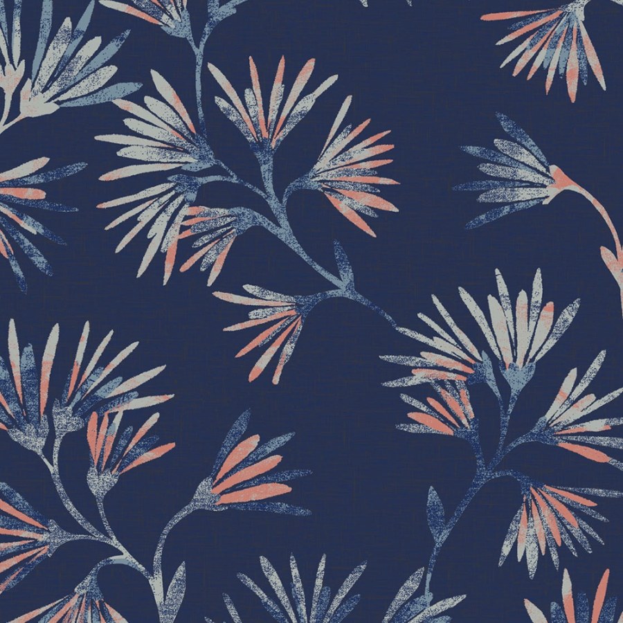 Tapety Yara - Modrá tapeta na zeď Modrá tapeta na zeď - Tapety Yara