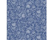 Tapety Yara - Modrá tapeta s rostlinnými motivy 383544 Modrá tapeta s rostlinnými motivy 383544