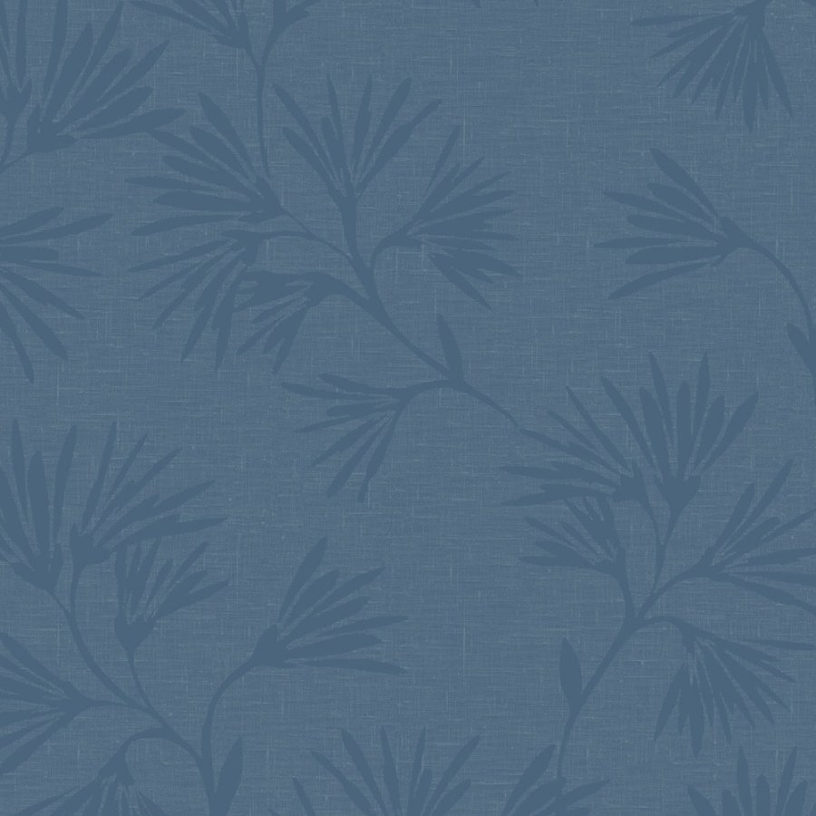 Modrá tapeta na zeď