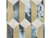 Tapety Yara - Geometrická tapeta s 3D efektem 386503 Geometrická tapeta s 3D efektem 386503
