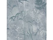 Tapety Yara - Tyrkysová tapeta na zeď Tyrkysová tapeta na zeď