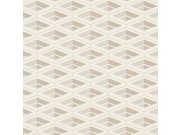 Krémová geometrická Tapeta Z76025