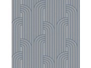 Stříbrná geometrická Tapeta, Vision, Zambaiti Parati