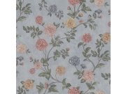 Modrá Tapeta květiny