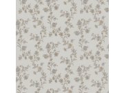 Bílá Tapeta květiny